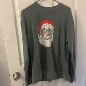 Mallory Ervin Living Fully Co. Santa sweatshirt M